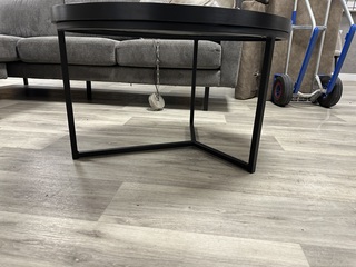 Salontafefel Stan ovaal Noir